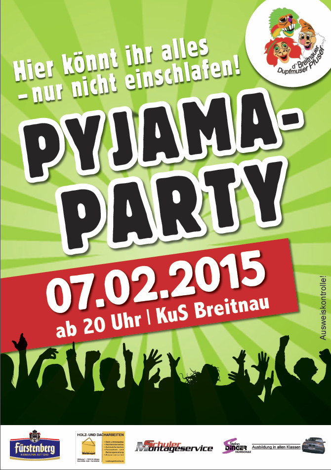 Pfuser Pyama Party 2015